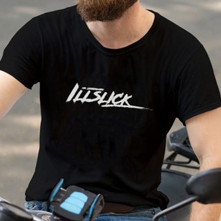 【New】 [100% Cotton]พร้อมส่ง เสื้อ ILLSLICK "Illslick" รุ่นใหม่ แฟชั่นแขนสั้นผ้าฝ้าย