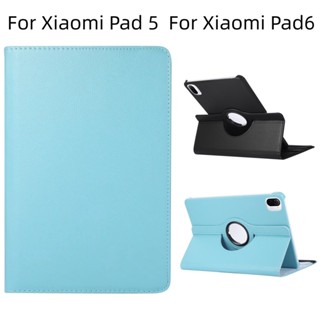 เคสหนัง กันกระแทก หมุนได้ 11 นิ้ว สําหรับ Xiaomi Pad 6 Xiaomi 6 Pro 11 นิ้ว