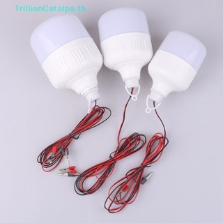 Trillioncatalpa หลอดไฟฉุกเฉิน Led 12-85V แบบพกพา สีขาว สําหรับตั้งแคมป์ TH