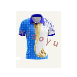 JIKUANG 💜เสื้อโปโล SSSS ลายดอกไม้สำหรับผู้ชายและผู้หญิง (หุ้นขนาดใหญ่หกสีให้เลือก) (ไม่มีโลโก้)💜