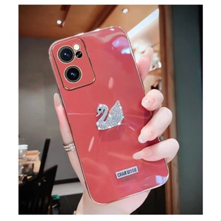 เคสโทรศัพท์ สําหรับ OPPO A9 A5 A31 A53 A33 A73 2020 A92 A52 A7 A5S A12 F9 A3S A12e 4G 5G มือถือนิ่ม กันกระแทก ปิดด้านหลัง ลายหงส์คริสตัล