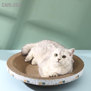 CARLOSA Cat Scratcher Bed กันรอยขีดข่วนรอบลูกฟูกขนาดใหญ่ Scratch Pad Nest สำหรับการป้องกันเฟอร์นิเจอร์