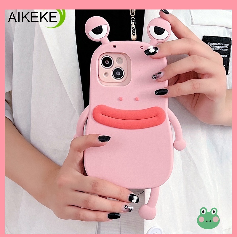 เคสซิลิโคนนิ่ม ลายกบน่ารัก 3D สําหรับ Xiaomi Poco F5 F4 F3 F2 Pro X5 X3 Pro NFC X2 C55 C50 M3 Pro M2
