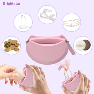 Brightstar กล่องเก็บฟันปลอม ซิลิโคน ที่มองไม่เห็นฟัน จัดฟัน รีเทนเนอร์ จัดฟัน กล่องเก็บฟันปลอม เครื่องมือดูแลช่องปาก สุขอนามัย ใหม่