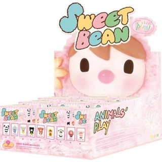 Popmart PopMart Little Sweet Bean Animal Playhouse Series Mystery Box Figure Trendy Play Doll Gift KRDP ของแท้