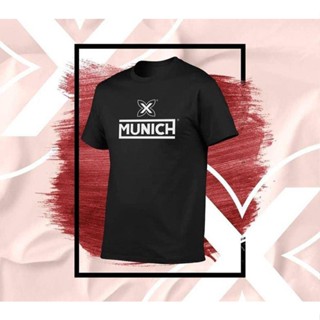 Munich เสื้อยืด สีดํา ของแท้