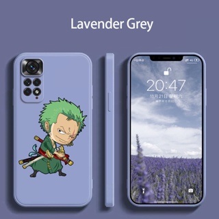 เคสโทรศัพท์มือถือ ซิลิโคนนิ่ม ลายวันพีซ Roronoa Zoro สําหรับ Xiaomi Redmi Note 10 Pro 5G 4G 10S Redmi 10 2022 10A 10C 11 PRIME