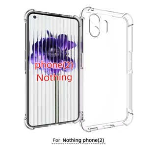 Nothing Phone 1 2 เคสใส นิ่ม TPU ซิลิโคน ป้องกันเต็มรูปแบบ