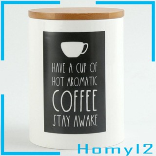 [HOMYL2] กระปุกเซรามิค สําหรับใส่เมล็ดกาแฟ ชา ธัญพืช 3 ชิ้น