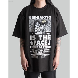 เสื้อยืดแขนสั้น คอกลม ผ้าฝ้ายแท้ พิมพ์ลาย Nishimoto is the mouth แฟชั่นฤดูร้อน สําหรับผู้ชาย และผู้หญิง