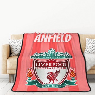 【พร้อมส่ง】ผ้าห่มอบอุ่น ผ้ากํามะหยี่ขนนิ่ม ไม่ขึ้นขน ลาย Liverpools Fc ขนาด 152 ซม.*203 ซม. สําหรับตกแต่งห้องนอน และคุณแม่