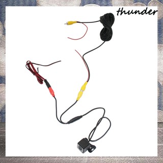 Thunder กล้องมองหลัง 170 กันน้ํา สําหรับติดรถยนต์° กล้องถอยหลังมุมกว้าง 12 LED มองเห็นกลางคืน