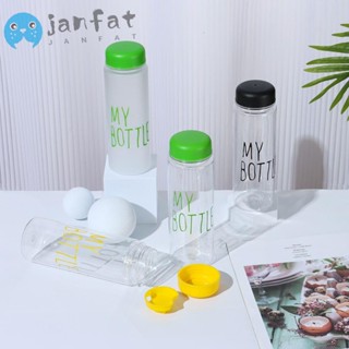 Janfat ขวดน้ําผลไม้ พลาสติกใส ขนาด 500 มล.