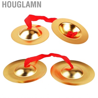 Houglamn Hand Cymbals  Special  Effects Wide Applications Easy Holding Band Rhythm Beats for Early Educational