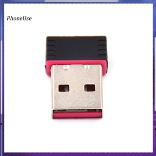 Phoneuse อะแดปเตอร์การ์ดเครือข่ายไร้สาย WiFi USB 20 150 ม. แบบพกพา สําหรับ PC แล็ปท็อป