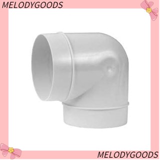 MELODG ท่องอ PVC เชื่อมต่อท่อกลม สีขาว สําหรับห้องครัว