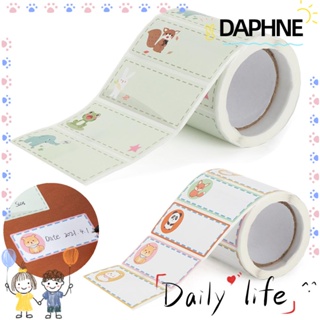 DAPHNE สติกเกอร์ฉลาก ลายแพนด้า ช้าง กระต่าย มีกาวในตัว 300 ชิ้น