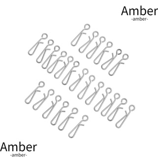 AMBER ใหม่ ตัวเชื่อมต่อสเตนเลส แบบพกพา ทนทาน สําหรับตกปลา 50 ชิ้น