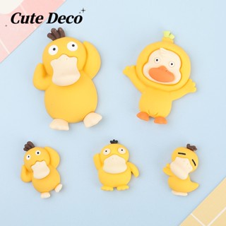 【Cute Deco】กระดุมเรซิ่น รูปเป็ดน่ารัก DIY สําหรับตกแต่งรองเท้า Crocs