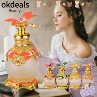 OKDEALS ขวดเปล่า สําหรับใส่น้ํามันหอมระเหย เครื่องสําอาง แบบพกพา 15 มล.