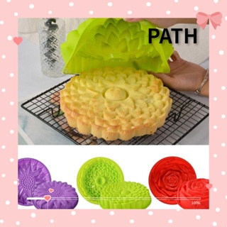 Path แม่พิมพ์ ทรงกลม ลายดอกไม้ 3D สําหรับทําสบู่ มูส เค้ก DIY