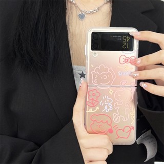 เคสโทรศัพท์มือถือ ป้องกันกระแทก หน้าจอพับได้ ลายการ์ตูนสนูปปี้ สร้างสรรค์ สําหรับ Samsung Galaxy Z Flip4 5G Z Flip 3