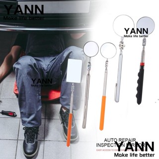 Yann1 กระจกส่องทางไกล ทรงกลม ยืดหดได้ 360 องศา แบบพกพา สําหรับซ่อมแซมรถยนต์