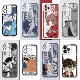 เคสโทรศัพท์มือถือ ซิลิโคนนิ่ม TPU ใส กันกระแทก ลายนักสืบโคนัน Kudo Shinichi Maoli Lan สําหรับ Infinix Tecno Spark 10 Pro Hot 30i 30 Note 30 Pro 30i