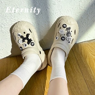 Eternity  รองเท้าหัวโต รองเท้าแตะผู้หญิง น่ารักหนาพื้นลื่น อาบน้ำในห้องน้ำ 32z072506 Unique สไตล์เกาหลี ทันสมัย Korean Style B20H17R 36Z230909