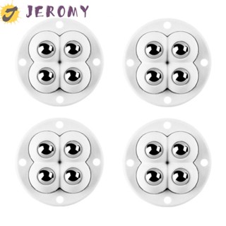 Jeromy รอกล้อหมุน 360 องศา 4 ชิ้น สําหรับกล่องเก็บของ สเก็ตบอร์ด