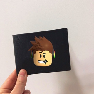 กระเป๋าสตางค์ หนัง Pu ใบสั้น ลายการ์ตูน Roblox เหมาะกับของขวัญ แฟชั่นสําหรับเด็ก