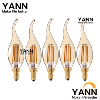 Yann1 หลอดไฟ LED สีเหลืองอบอุ่น E14 สําหรับตกแต่งบ้าน