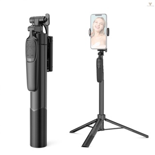 Fw Andoer A65 ขาตั้งกล้องอลูมิเนียมอัลลอยด์ 160 ซม. พร้อมรีโมตชัตเตอร์ สําหรับ Vlog Selfie Live Streaming