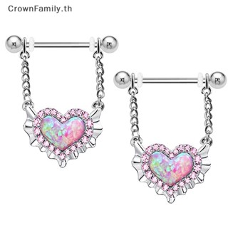 [CrownFamily] เครื่องประดับ จิวจมูก ปาก กระดูก จมูก รูปหัวใจ น่ารัก [TH]