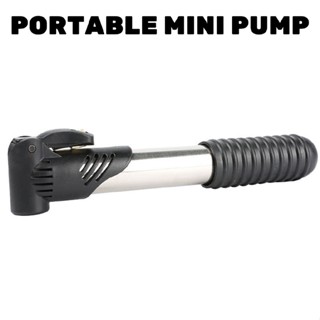 Aluminium Mini Bicycle Air Pump Bike Portable Cycling Tyre Hand Ball Inflator