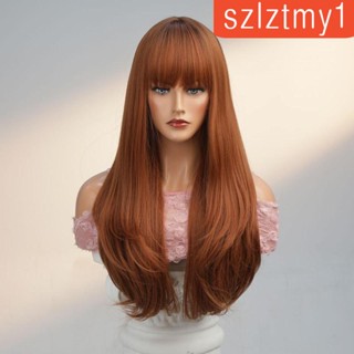 [szlztmy1] หมวกหน้าม้าสังเคราะห์ สีน้ําตาล น้ําหนักเบา 66 ซม. ทนความร้อน สําหรับแต่งกายฮาโลวีน