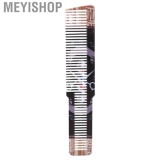 Meyishop Barber Comb Mellow  Ergonomic Detangling Safe Clipper Cutting Styling Tool Fashionable for Hair Salon