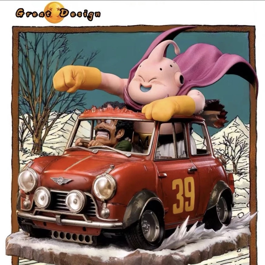 Dragon Ball Majin Buu (Satan Car Ver.) Locomotive Series 11.5cm โมเดลฟิกเกอร์ dragonball buu art toys ดราก้อนบอล ตกแต่ง