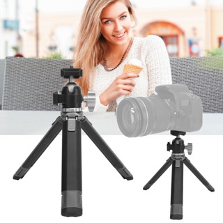 ELE Consumer ขาตั้งกล้อง 1/4in Screw Cold Shoe Port หมุนได้ 360 องศา ยืดได้ Camera Mount Tripod Stand