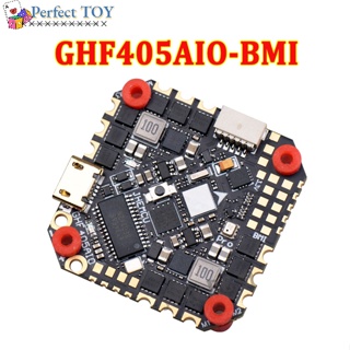 Ps JHEMCU GHF405AIO-BMI F405 ตัวควบคุมการบิน W/5v 10v Bec ในตัว 40a Blheli_s 2-6s 4in1esc 25.5x25.5 มม. สําหรับ Fpv