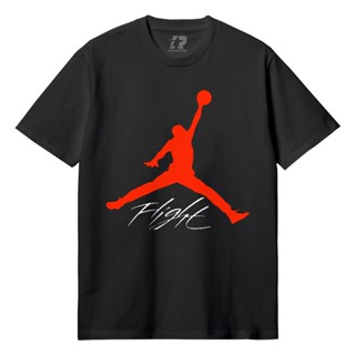 เสื้อยืดพิมพ์ลาย Nba - Flight Jordan เสื้อยืดผ้าฝ้าย แขนสั้น พิมพ์ลาย 30s s m - l - xl - xxl kaos Basketball distro kobe