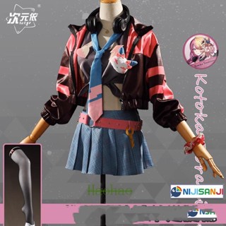 ชุดคอสเพลย์ Vtuber XSOLEIL Nijisanji Kotoka Torahime สําหรับผู้หญิง