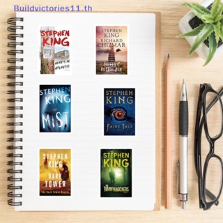 Buildvictories11 สติกเกอร์ ลาย Stephen Edwin King Horror Novel Graffiti สําหรับตกแต่งตู้เย็น กระเป๋าเดินทาง แล็ปท็อป ไดอารี่ อัลบั้ม 50 ชิ้น