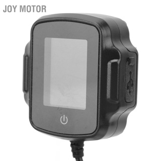  JOY Motor ระบบตรวจสอบแรงดันลมยางสำหรับรถจักรยานยนต์พร้อมเซ็นเซอร์ภายนอก 2 ตัว TPMS 12V USB Charging จอแสดงผลความแม่นยำสูง