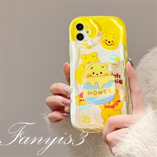 เคสโทรศัพท์มือถือ TPU นิ่ม ขอบโค้ง ลายหมี วินนี่น่ารัก พร้อมขาตั้ง สําหรับ infinix Hot 20 20i 20Play Hot 12 11 10 9Play Note 12 Hot 30 30i 30Play Smart 7 5 2020 6 6Plus Hot 8 10Lite