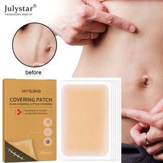 JULYSTAR Jaysuing คอนซีลเลอร์ที่มองไม่เห็น Patch Skin Tattoo Scar คอนซีลเลอร์ Cover Patch กันน้ำสีผิว Cover Patch