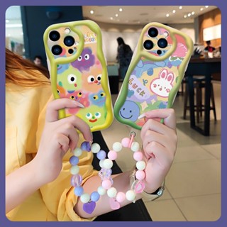 originality Anti drop airbag Phone Case For iphone14 flower Full edging Wave border three-dimensional youth interest romantic