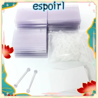 Espo ป้ายฉลากเปล่า พลาสติก ขนาด 80*55 มม. 60 ชิ้น 60 ชิ้น