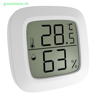 Greatshore เครื่องวัดอุณหภูมิความชื้น หน้าจอ LCD ดิจิทัล สําหรับห้อง