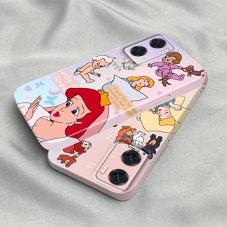 เคสโทรศัพท์มือถือ PC แข็ง ปิดด้านหลัง ลายเจ้าหญิงอลิซ แวววาว สําหรับ Oppo A57 2022 4G A77s A77 A17 F11 A9 A5 A11 A55 A56 A92S Reno4 Z A93